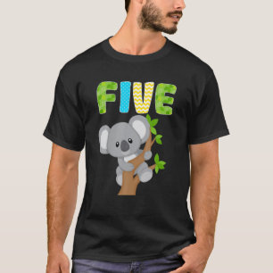 Camiseta Koala Tuvo 5 Años Niño De 5 Años Ko