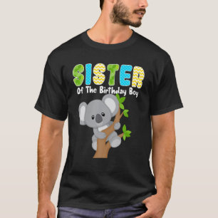 Camiseta Koala Tuvo A La Hermana De Cumpleaños Del Niño Koa
