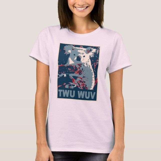Camiseta koala twu wuv (Anverso)