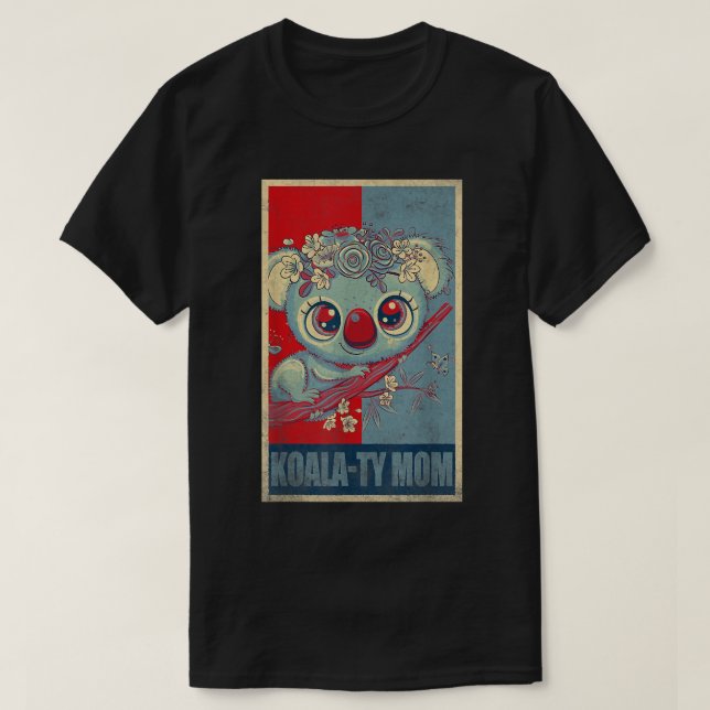 Camiseta Koala-ty Mom Koala Bear Mama  (Diseño del anverso)