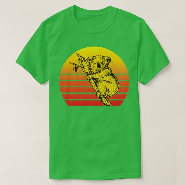 Camiseta Koala Vintage Sunset (Diseño del anverso)