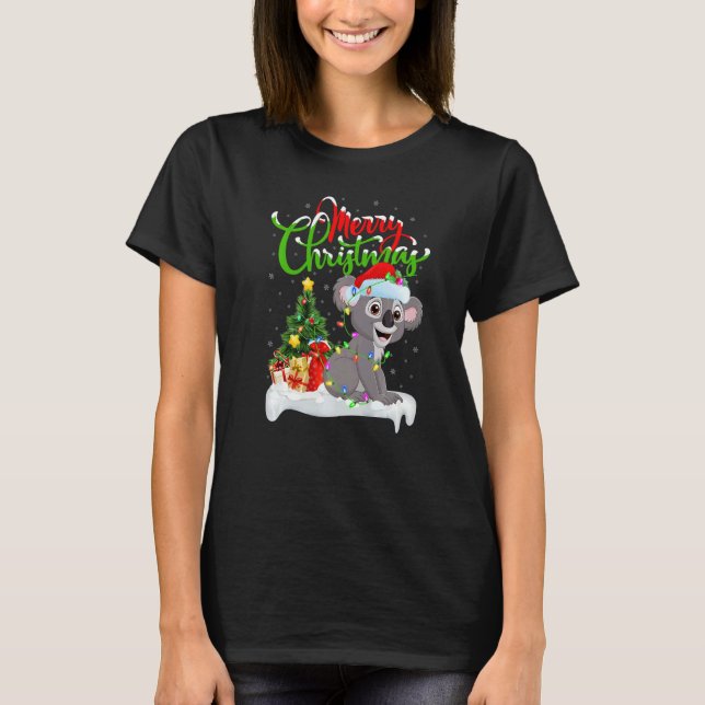 Camiseta Koala  Xmas Decorations Santa Koala Christmas (Anverso)