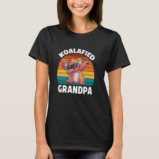 Camiseta Koalafied El Día del Abuelo Padre Funny Koala Love (Anverso)