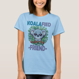 Camiseta Koalafied Friend divertido juego de palabras Cute