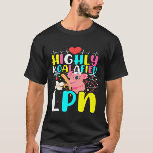 Camiseta Koalafied Lpn Koala Licencia De Enfermero Práctico