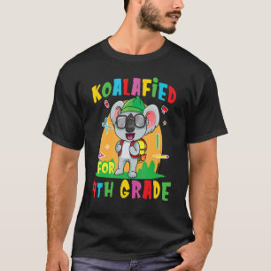 Camiseta Koalafied Por 4º Grado De Vuelta Al Colegio Koala