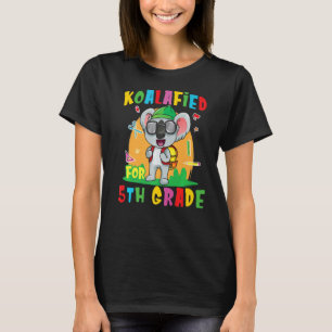 Camiseta Koalafied Por 5º Grado De Vuelta Al Colegio Koala 