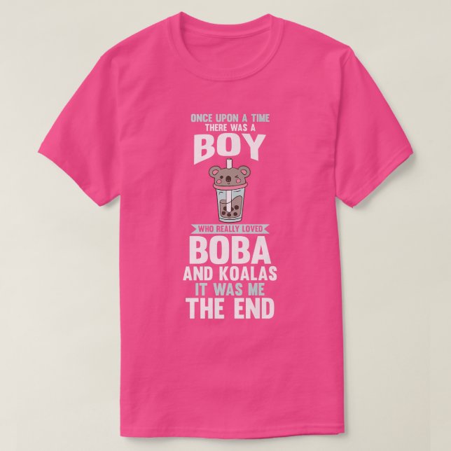 Camiseta Koalas Bubble Tea  1360 (Diseño del anverso)