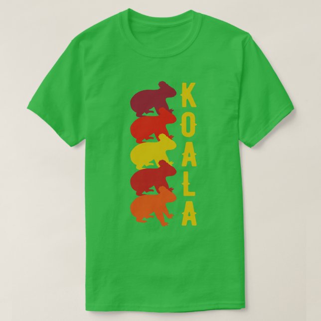 Camiseta Koalas Retro (Diseño del anverso)