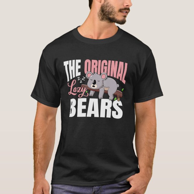 Camiseta Koalas  The original lazy bears (Anverso)