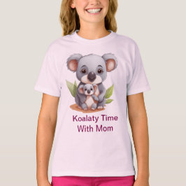 Camiseta Koalaty Time With Mom - Cute Koala Kids T-Shirt