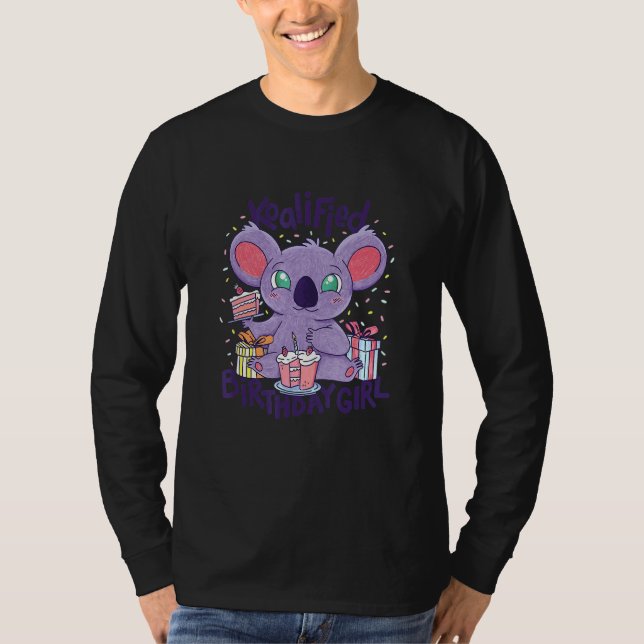 Camiseta Koalified Birthday Chica Koala Koala (Anverso)