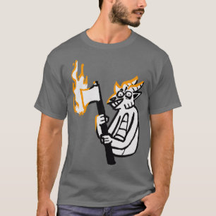 Camiseta Kobold con un hacha Classic TShirt