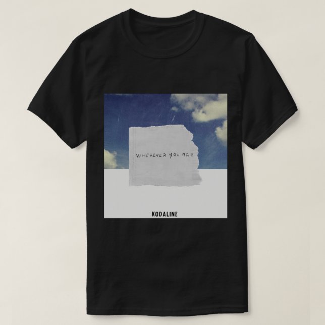Camiseta Kodaline donde estés (Diseño del anverso)