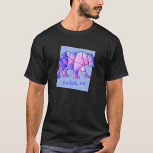 Camiseta Kodiak Ak Galaxy Bear Resumen Animal Geométrico