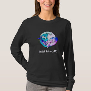 Camiseta Kodiak Island Ak Paint Japonés Orca Geométrica Kil