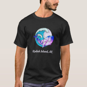 Camiseta Kodiak Island Ak Paint Japonés Orca Geométrica Kil