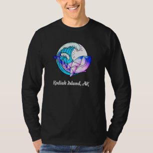 Camiseta Kodiak Island Ak Paint Japonés Orca Geométrica Kil