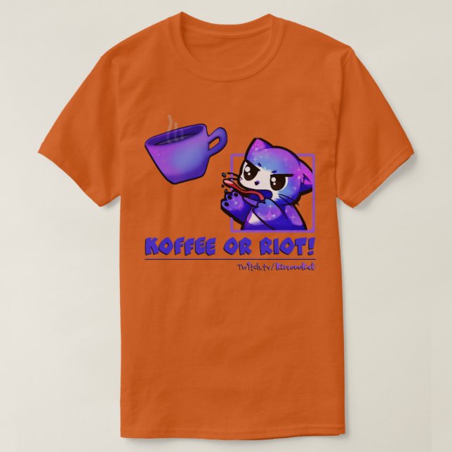 Camiseta Koffee o Riot (Diseño del anverso)