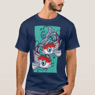Camiseta Kohaku Koi Fish Lover YinYang Gift 1
