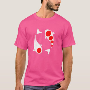 Camiseta Kohaku Koi Fish Lucky Feng Shui Japan Nishikigoi C