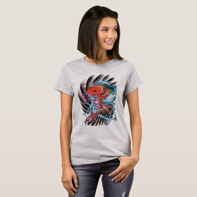 Camiseta koi (Anverso completo)