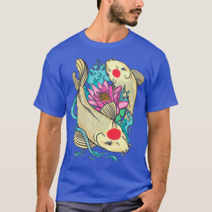 Camiseta Koi Asia Fish Japan Garden