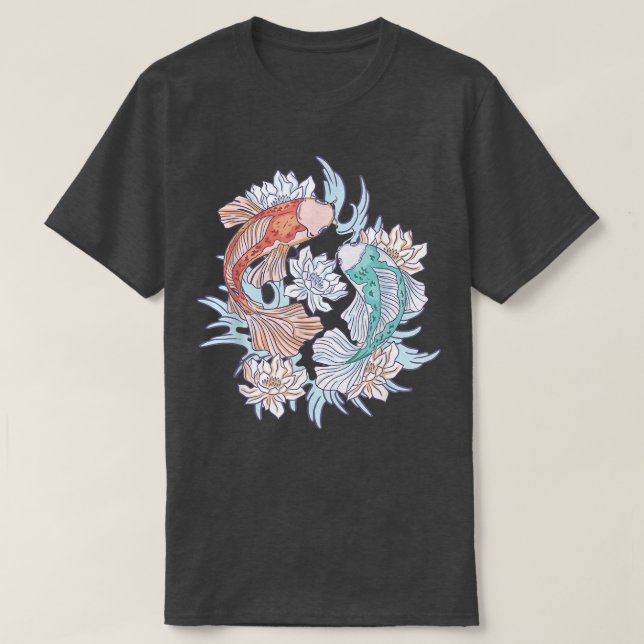 Camiseta Koi Carp Kohaku Japan  (Diseño del anverso)