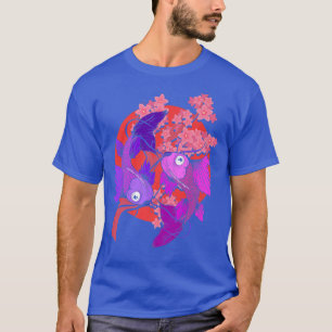 Camiseta Koi Carp Taisho Sanke Koi Pond Sakura Koi Car