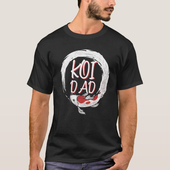 Camiseta Koi Dad japonés Koi Fish 1 (Anverso)