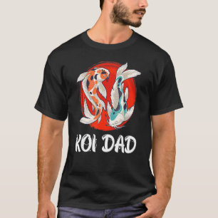 Camiseta Koi Dad Koi Pond Fish Pond