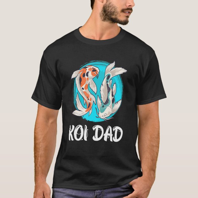 Camiseta Koi Dad Koi Pond Fish Pond Pond 1 (Anverso)
