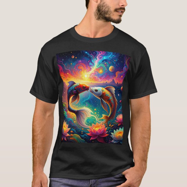 Camiseta Koi de las Aguas Soñadoras (Anverso)