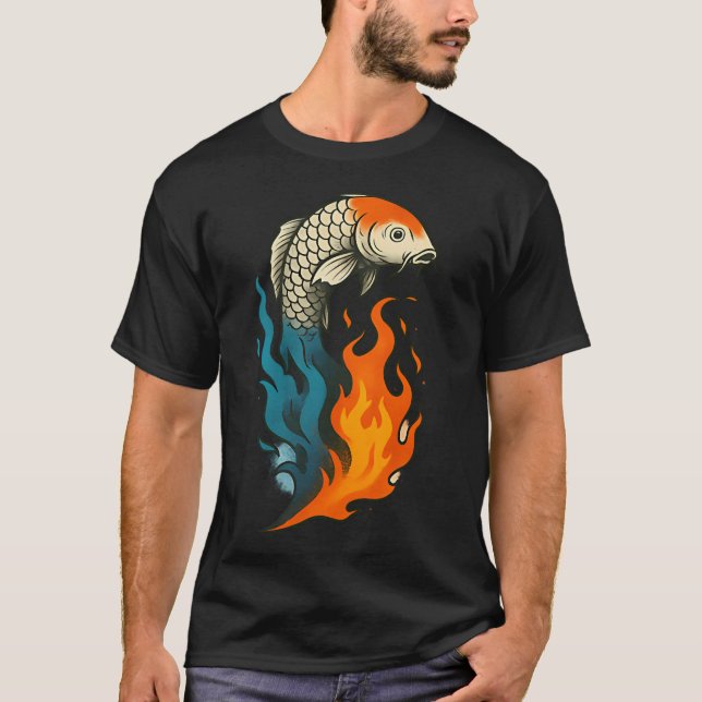 Camiseta Koi de llama (Anverso)