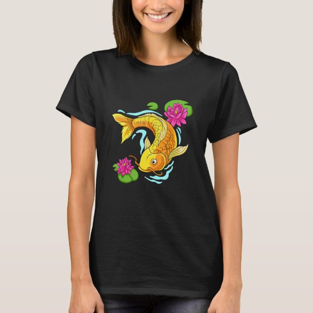 Camiseta Koi Fish Art (Anverso)