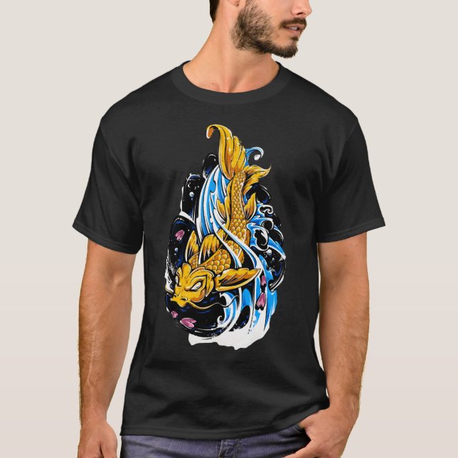 Camiseta Koi Fish Art Work (Anverso)