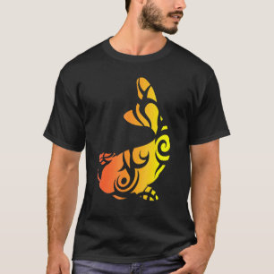 Camiseta Koi Fish Artwork Tribal Tattoo Gard japonés de agu