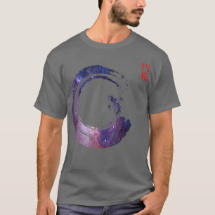Camiseta Koi Fish Calligrafía cósmica japonesa Enso Zen