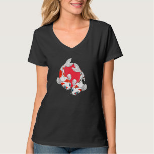 Camiseta Koi Fish Carpa japonesa animal tropical estilo Jap