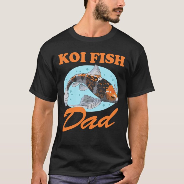 Camiseta Koi Fish Dad Nishikigoi (Anverso)