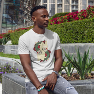 Camiseta Koi Fish de estilo japonés