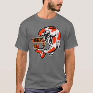 Camiseta Koi Fish Divertida Parodia Cobra Koi Pintage