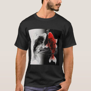 Camiseta Koi Fish, estético de Samurai japonés