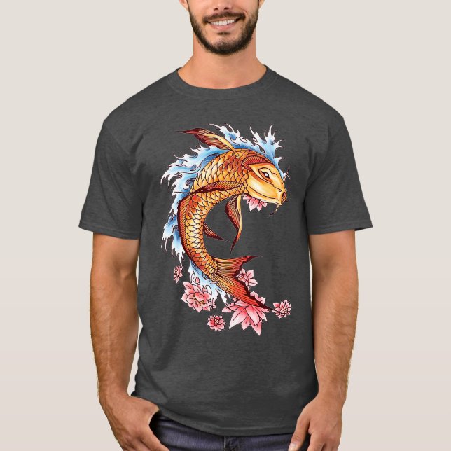 Camiseta Koi Fish Goldfish (Anverso)