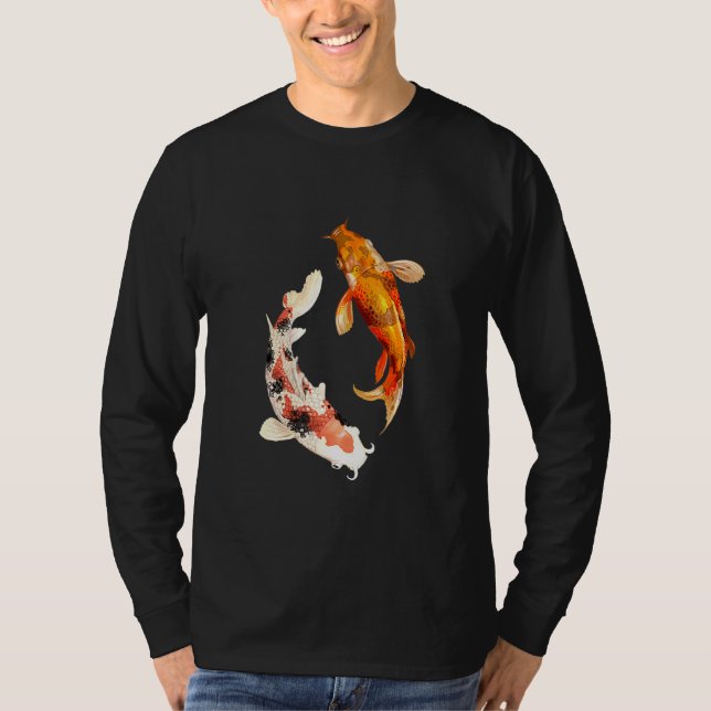 Camiseta Koi Fish In The Pond (Anverso)