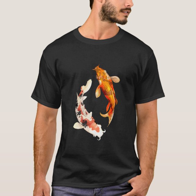 Camiseta Koi Fish In The Pond (Anverso)