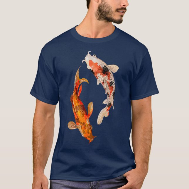 Camiseta Koi Fish japonés (Anverso)