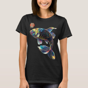 Camiseta Koi Fish Japonés, Amantes de la Carpa Koi, Mujeres
