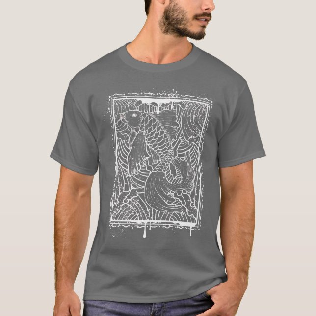 Camiseta Koi Fish Koi Pond Premium (Anverso)