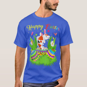 Camiseta Koi Fish Lover Floral Easter Egg Funny Koi Easter 